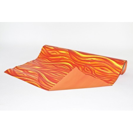  PAPIER DEKORACYJNY KARBOWANY ZE WZOREM "MAZAJE" 50cm/10m