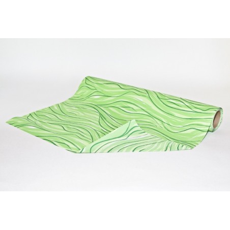  PAPIER DEKORACYJNY KARBOWANY ZE WZOREM "MAZAJE" 50cm/10m