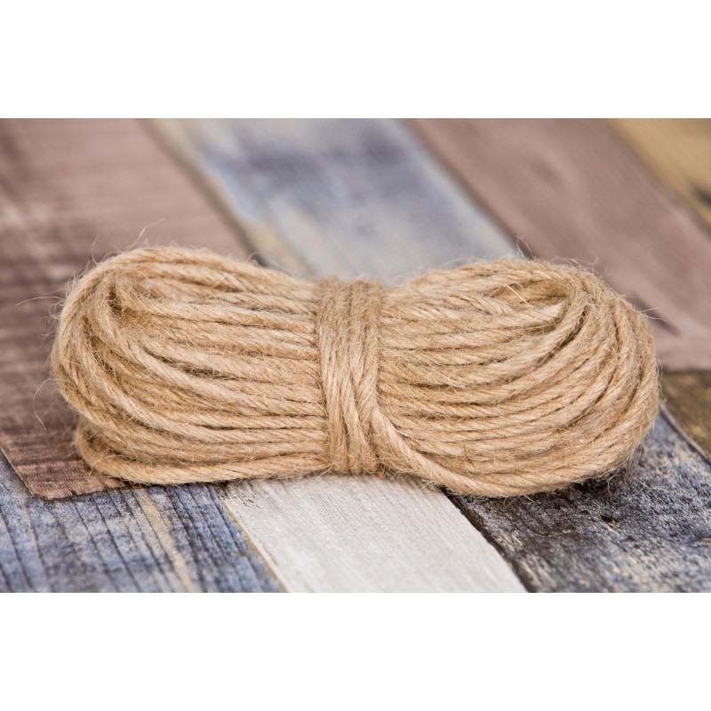 NATURALNY SZNUREK JUTOWY 4mm/20m