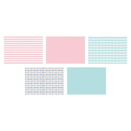 PAPIER OZDOBNY ZE WZOREM "GWIAZDKI" 68,5cm/1m