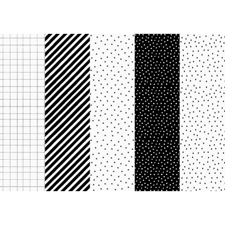 PAPIER OZDOBNY ZE WZOREM "GWIAZDKI" 68,5cm/1m