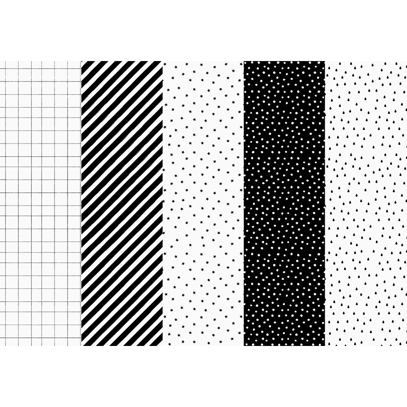 PAPIER OZDOBNY ZE WZOREM "KROPKI" 68,5cm/1m