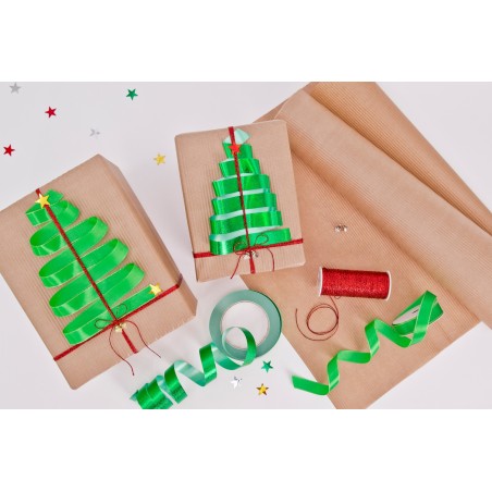 PAPIER DEKORACYJNY KARBOWANY "NATURALNY" 50cm/10m