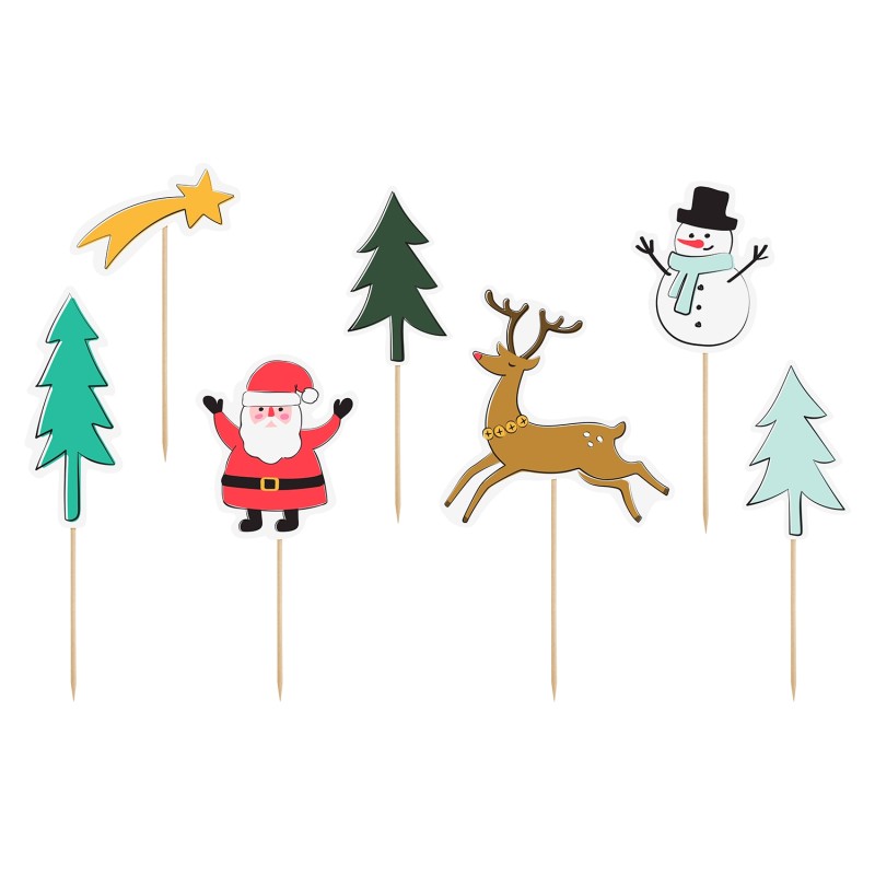 TOPPER NA TORT DEKORACJA "JEDNOROŻEC" 1opak./5szt.