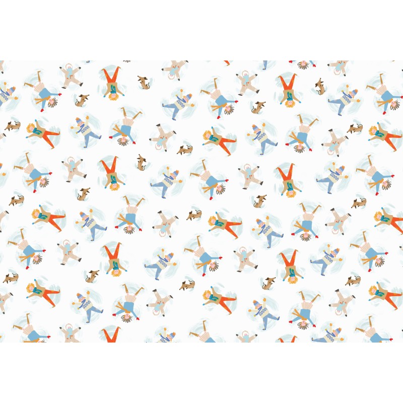 PAPIER OZDOBNY ZE WZOREM "DZIECI" 70cm/2m