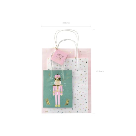 ŚWIĄTECZNE TOREBKI NA PREZENTY MIX 1opak./3szt.