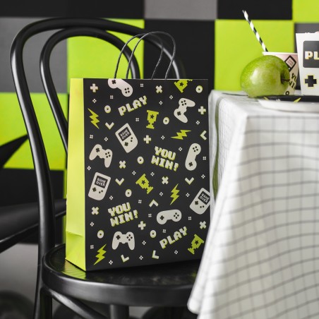TOREBKA NA PREZENTY "GAMEPADY" 10cm/24cm/32cm