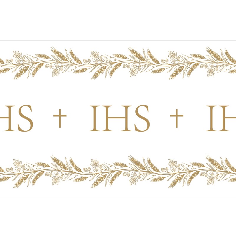 BIEŻNIK FLIZELINOWY "IHS" 40cm/5m